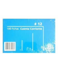 FICHA IGNEO CUENTA CORRIENTE Nº12 TACO X100