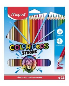 LAPICES COLOR PEPS STRONG X 24 LARGOS 862724