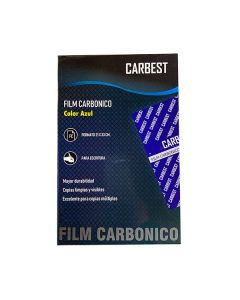 CARBONICO FILM CARBEST AZUL 21X33CM X10 HOJAS