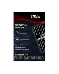 CARBONICO FILM CARBEST NEGRO 21X33CM X10 HOJAS